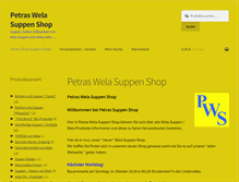 Tablet Screenshot of petras-wela-shop.de
